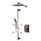 Alfi Brand Brushed Nickel 3 Way Thermostatic Shower Set W/ Body Sprays AB2287-BN - alternate 1